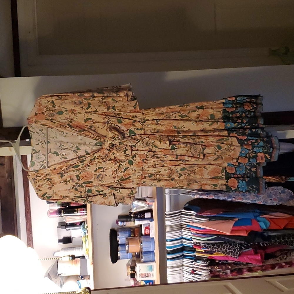 New. Never Worn Aura Tie Front Boho Style Dress